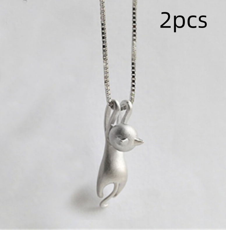 Cute Cat Pendant Necklace