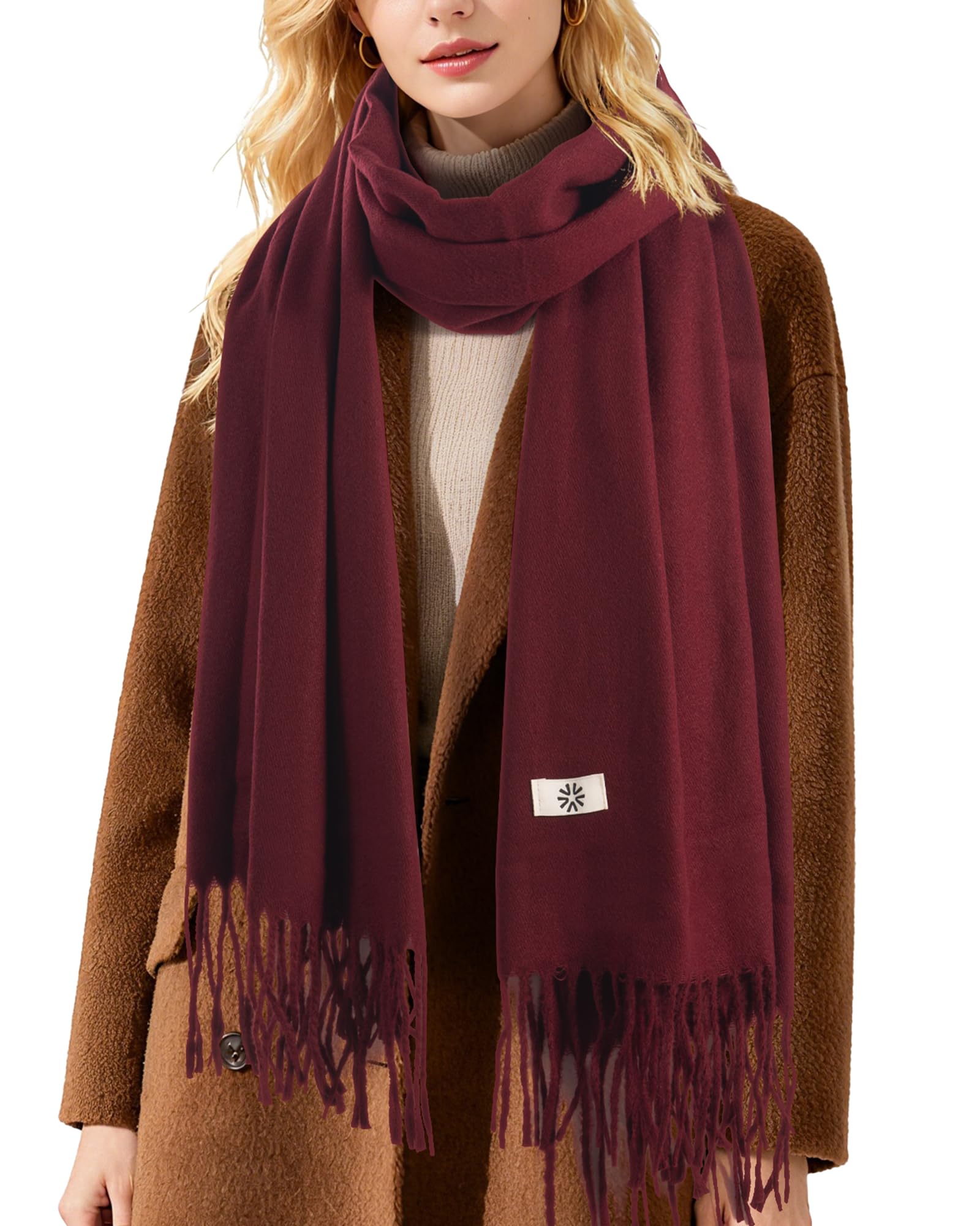 Winter Women's Scarf Shawl Fringe Large Classic Wrap